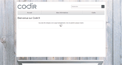 Desktop Screenshot of codir.fr
